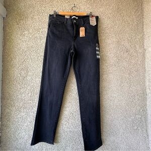 314 Levi's Dark Gray Shaping Straight Jeans